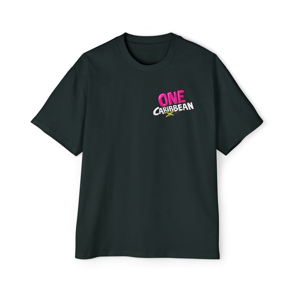 One Caribbean Reggae Vibes Oversized Tee