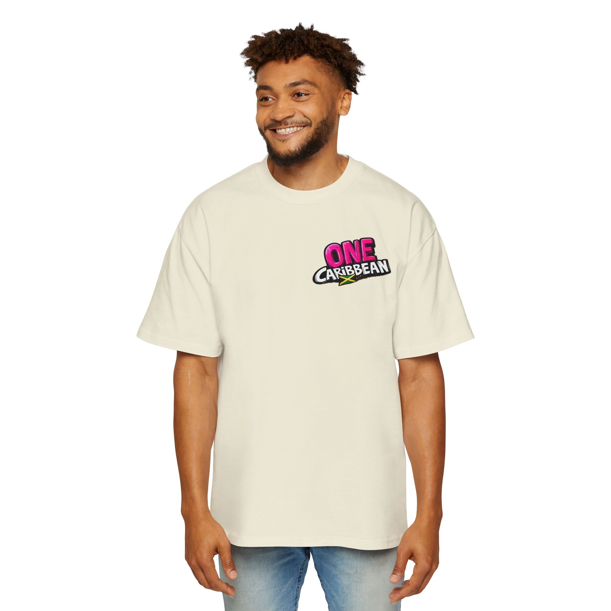 One Caribbean Reggae Vibes Oversized Tee