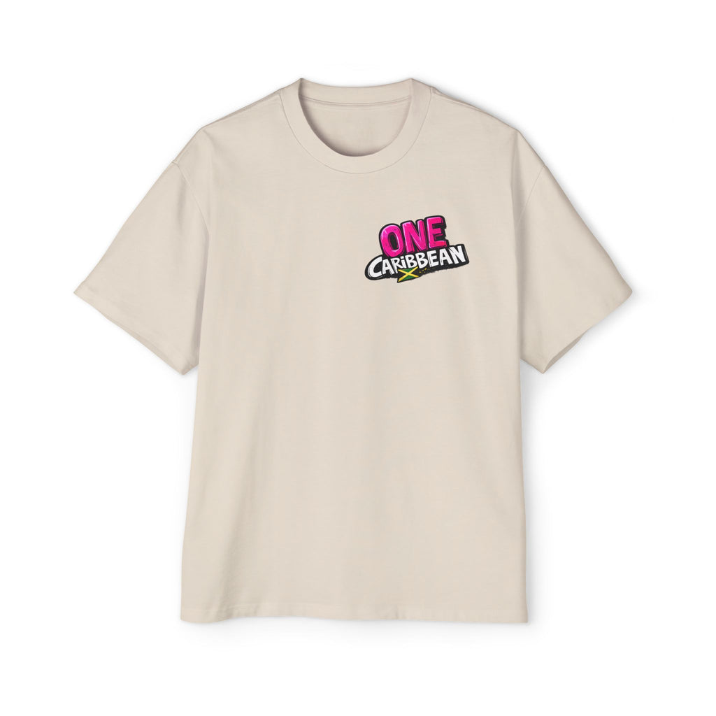 One Caribbean Reggae Vibes Oversized Tee