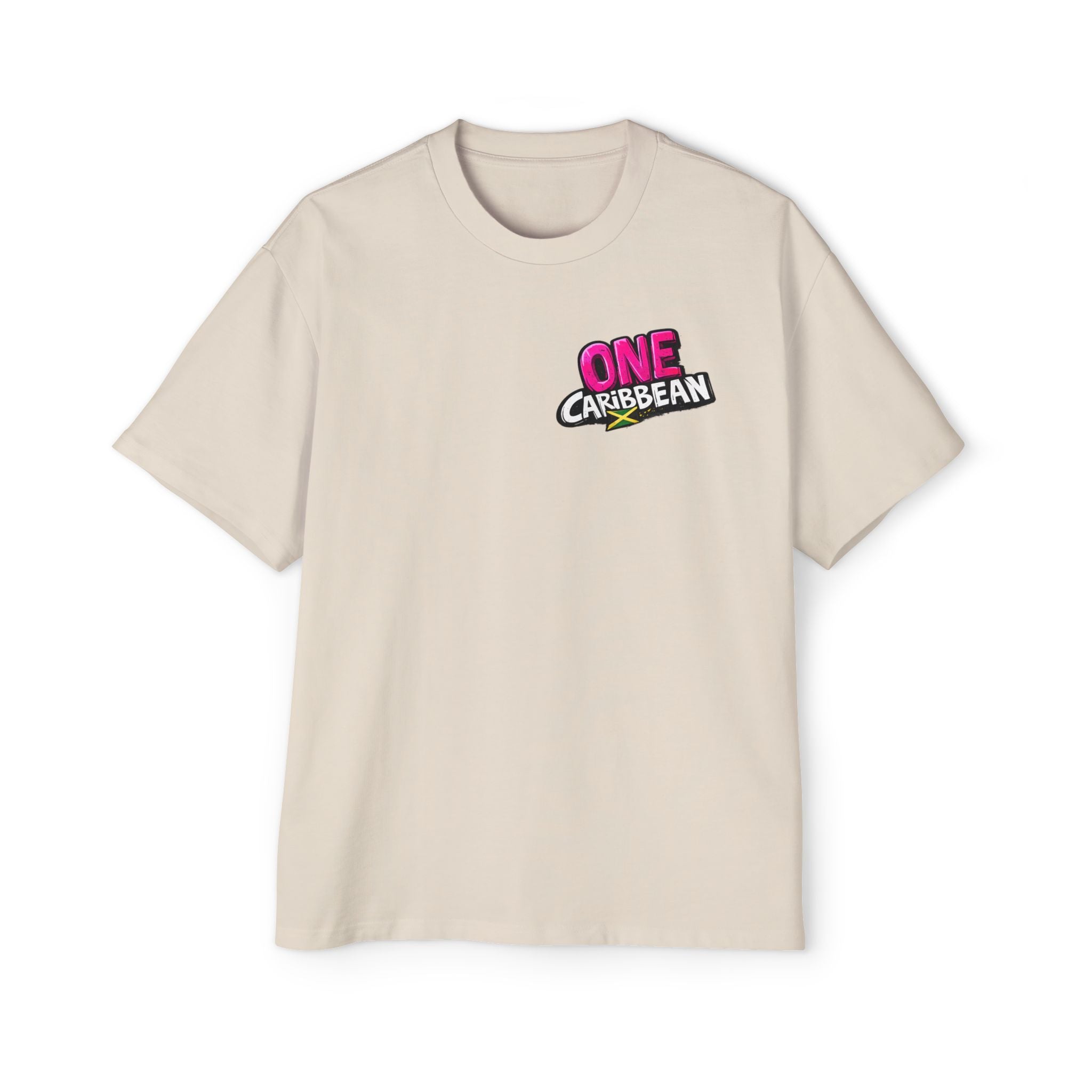 One Caribbean Reggae Vibes Oversized Tee