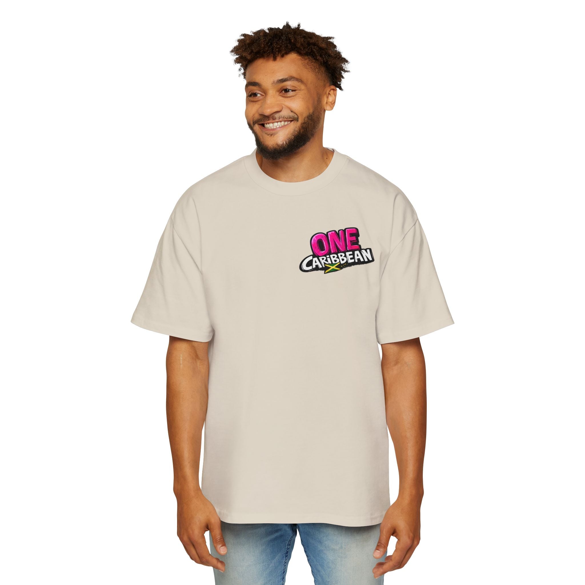 One Caribbean Reggae Vibes Oversized Tee