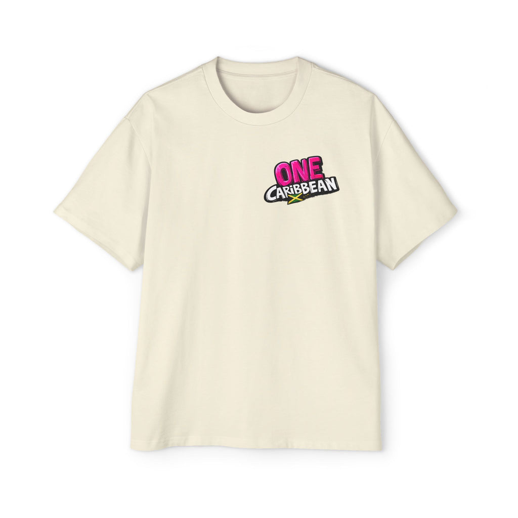 One Caribbean Reggae Vibes Oversized Tee