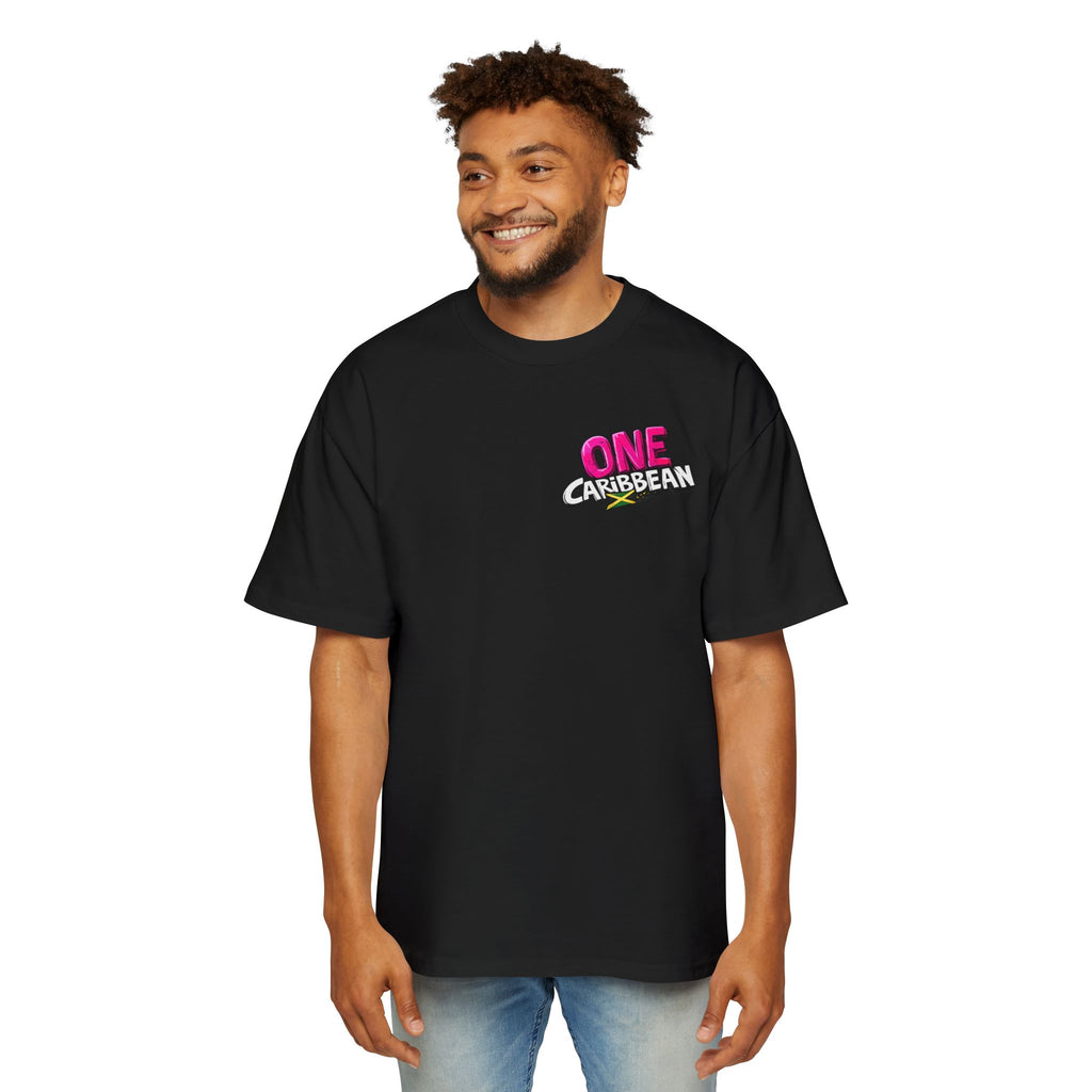 One Caribbean Reggae Vibes Oversized Tee