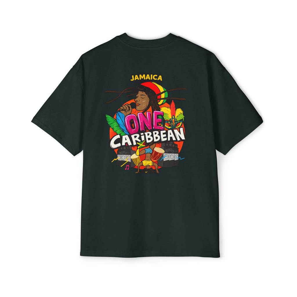 One Caribbean Reggae Vibes Oversized Tee