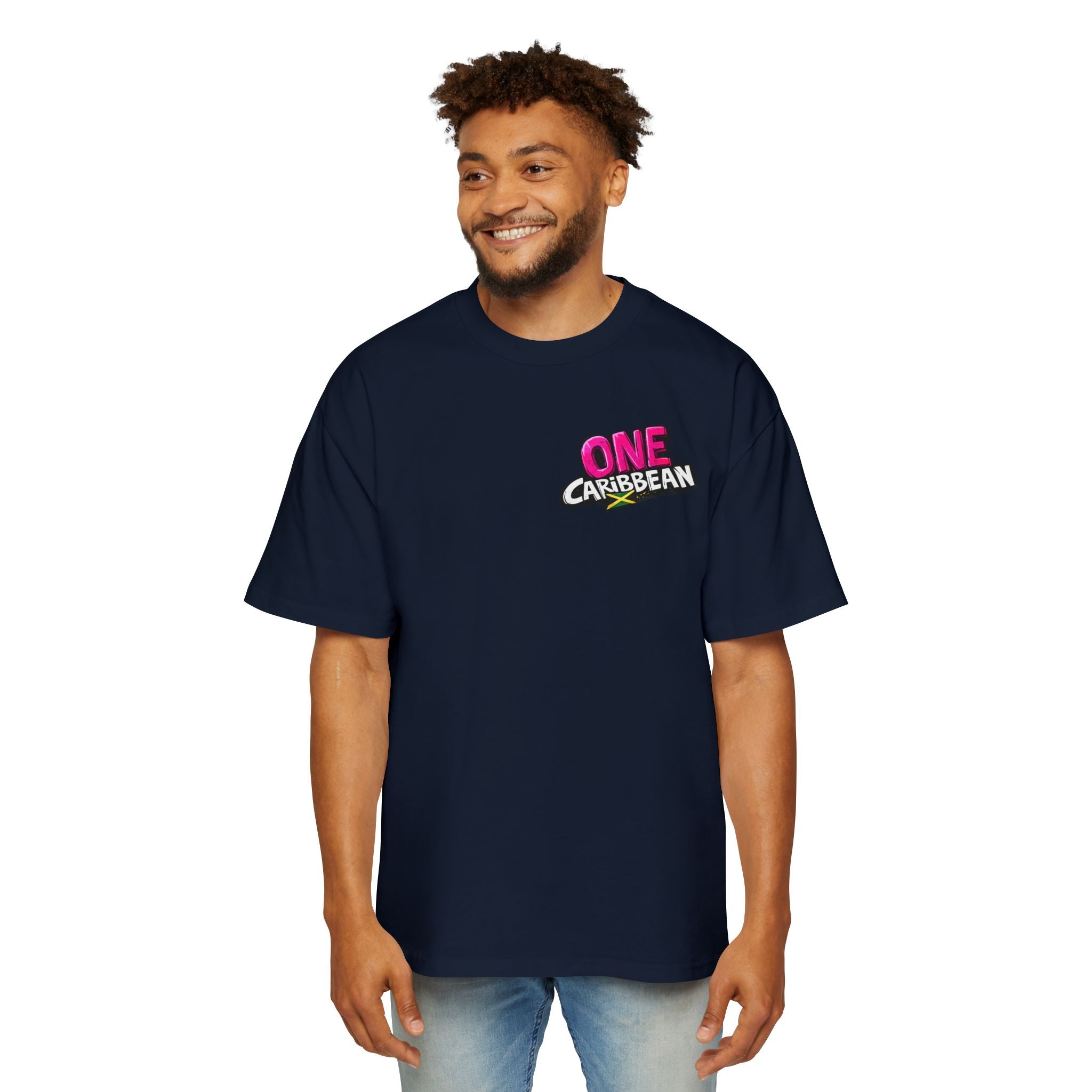 One Caribbean Reggae Vibes Oversized Tee
